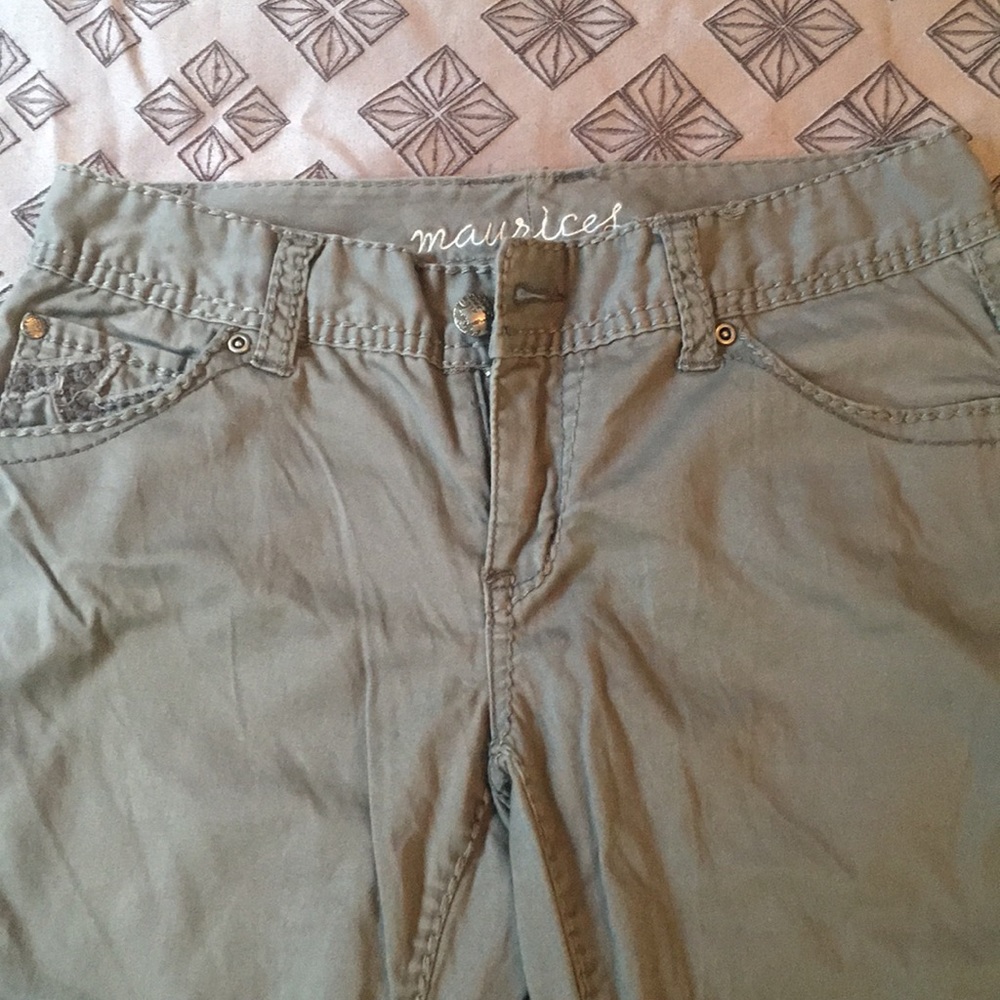Maurice’s Gray pants.